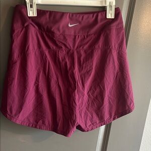 Nike Women's Berry Athletic Shorts with Reflective Swoosh